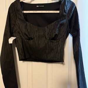 Zara brand new crop top
